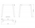 MILADESIGN lábazat Mobilar M6308–SL ezüst