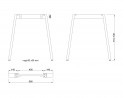 MILADESIGN lábazat Mobilar M6307–S ezüst