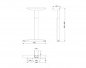 MILADESIGN lábazat állíth.szé. Linear LN3603R ez.