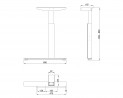 MILADESIGN lábazat állíth.szé. Linear LN3601R ez.