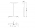 MILADESIGN lábazat állíth.szé. Linear LN3403R ez.