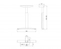 MILADESIGN lábazat állíth.köz. Linear LN3402R ez.