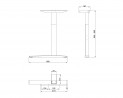 MILADESIGN lábazat állíth.szé. Linear LN3401R ez.