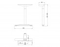 MILADESIGN lábazat állíth.szé. Linear LN3103R ez.