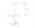 MILADESIGN lábazat állíth.szé. Linear LN3101R ez.