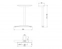 MILADESIGN lábazat szé. láb Linear LN3103 ezüst
