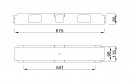 MILADESIGN összek.elem G7 ST957/16 ezüst