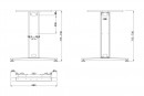 MILADESIGN lábazat köz. G3 ST221 ezüst
