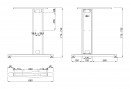 MILADESIGN lábazat szé. G3 ST220 ezüst