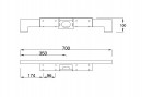MILADESIGN lábazat alacsony Quark Q7206-K ezüst