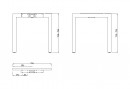 MILADESIGN lábazat Quark Q7207 ezüst