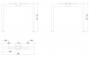 MILADESIGN lábazat Quantum Q7308 ezüst