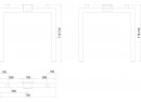 MILADESIGN lábazat Quantum Q7107 ezüst