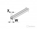 SEVROLL tömítés üvegre 10/6,4mm