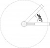 BLANCO 517594 Csaptelep Linee króm