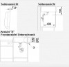 BLANCO 514486 Mosogató Panor 60 ragyogó fehér excenter nélkül kerámia PuraPlus