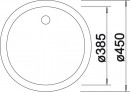 BLANCO 515028 Mosogató Rondo kávé excenter nélkül Silgranit PuraDur