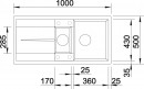 BLANCO 518878 Mosogató Metra 6 S szürke szikla excenter nélkül Silgranit PuraDur