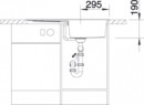 BLANCO 513205 Mosogató Metra 5 S fehér excenter nélkül Silgranit PuraDur
