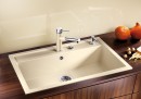 BLANCO 516633 Mosogató Dalago 8 fehér excenterrel Silgranit PuraDur