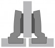 HETTICH 9071227 Sensys 8645I 110° féligráütődő SiSy