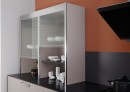 REHAU vetro-line szett 600x1000 mm Fekete