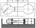 StrongFix Munkalap összekötő csavar 120mm