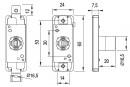 LE-Komplett tolórudas zár 292 1000mm