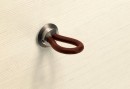 HETTICH 9113691 fogantyú Filaga d32 mm világosbarna bőr/matt nikkel