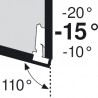 BLUM 79A5453.T szögben álló típus III csavar -15/110°