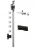 HETTICH 51500 Multitech záró rúd 5 tüskével
