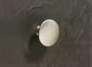 HETTICH 115312 gomb Issa d40 mm nemesacél imitáció