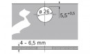 HETTICH 72960 Intermat 9904 T1/26 K1, ráütődő