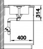 BLANCO 524235 Mosogató Favum XL 6 S fehér excenter nélkül Silgranit