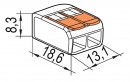 Wago kapocs 2x2,5mm