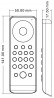 TL-remote RF RGBW dimLED 8 csatornás vezérlő