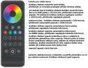 TL-remote RF RGBW dimLED 8 csatornás vezérlő