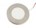LED spotlámpa BAILEN 12V 3W csiszolt acél/hideg fehér