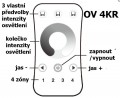 TL-távvezérlés dimLED OVS 4KR