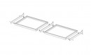 VERTIKO polctartó 300x18 szürke