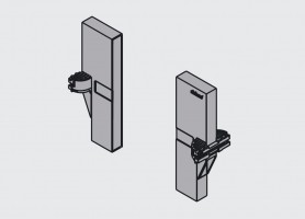 BLUM Z40L0002 végzáró osztófalra fekete