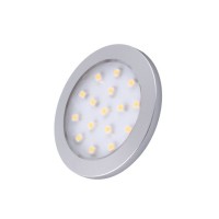 Orbit LED spotlámpa 1,5W, 12V, 16 LED, alu meleg fehér