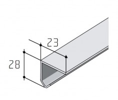 S-S20/30 profil szimpla acél 2m