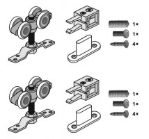 K-SEVROLL tolóajtó szett Simple 18 Inter/ Galaxy 50 kg 2x fék