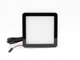LED spotlámpa CIRAT 12V 3W fekete/meleg fehér