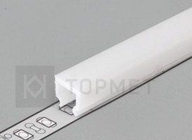 StrongLumio takaróprofil HI8 LED profilhoz rápattintós tejfehér 2m