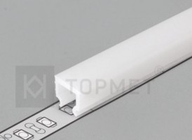 StrongLumio takaróprofil HI8 LED profilhoz rápattintós tejfehér 4,1m