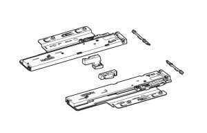 HETTICH 9257896 Quadro You mechanizmus P2Os 350-600mm/10-30kg