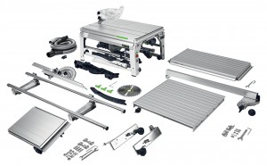 FESTOOL 574782 Asztali vonófűrész CS 70 EBG-Set PRECISIO