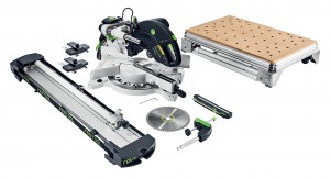 FESTOOL 576663 Gérvágó KS 120 REB-Set-MFT KAPEX